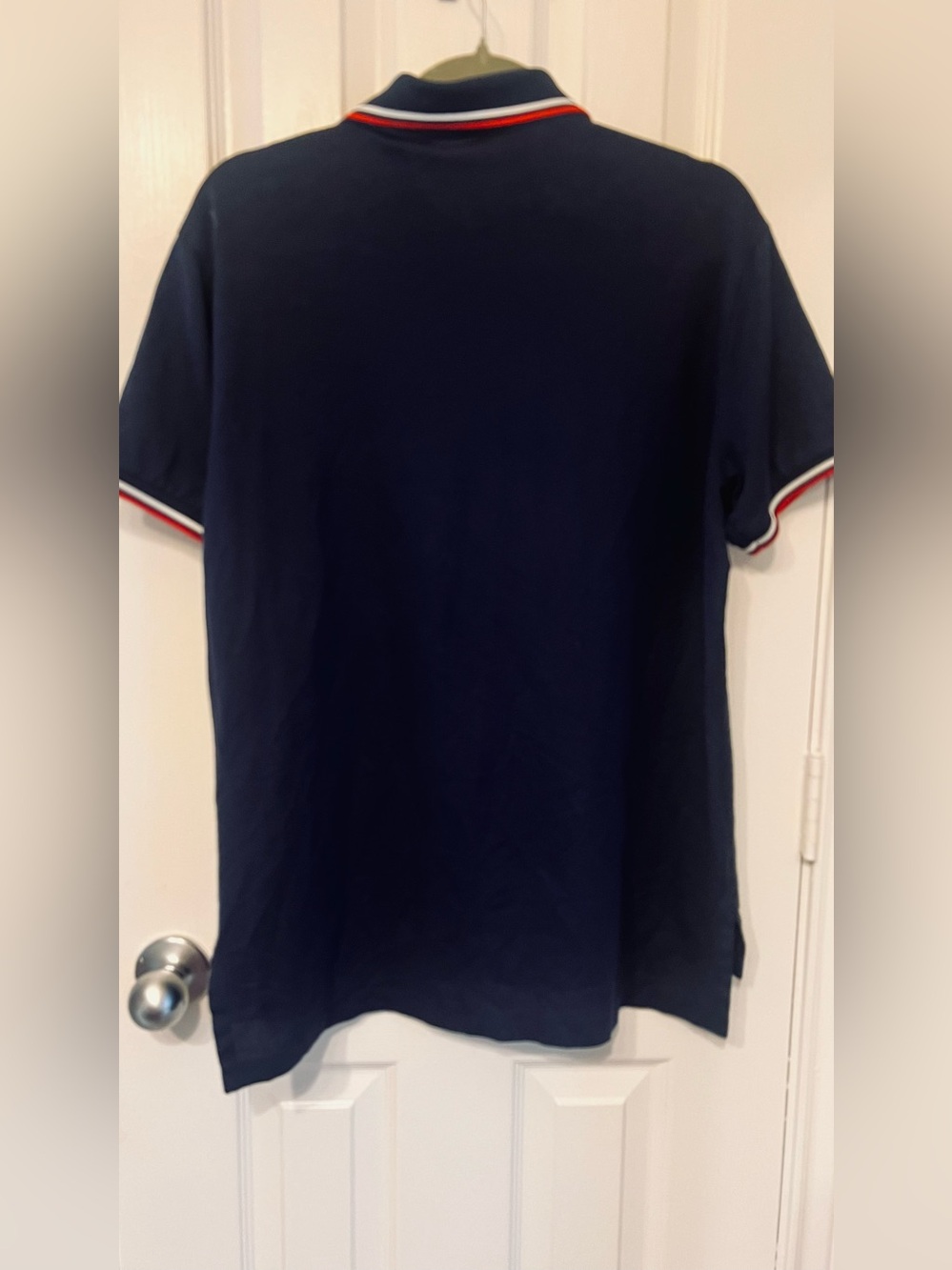 Polo Ralph Lauren USA Shield Crest Navy Polo Patriotic Americana Men’s Size L - Picture 3 of 10